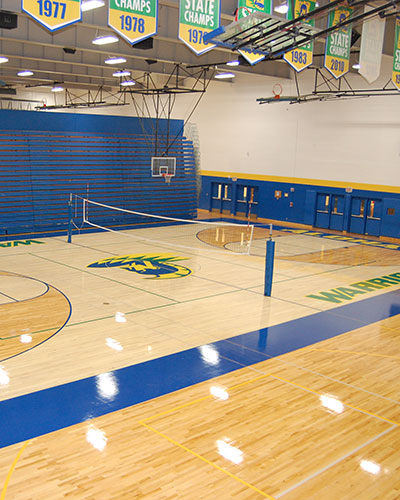 Gym Sports Floor Hardwood Project Gallery: New Dimension Hardwood Floors